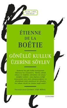 Gönüllü Kulluk Üzerine Söylev kitap kapağı