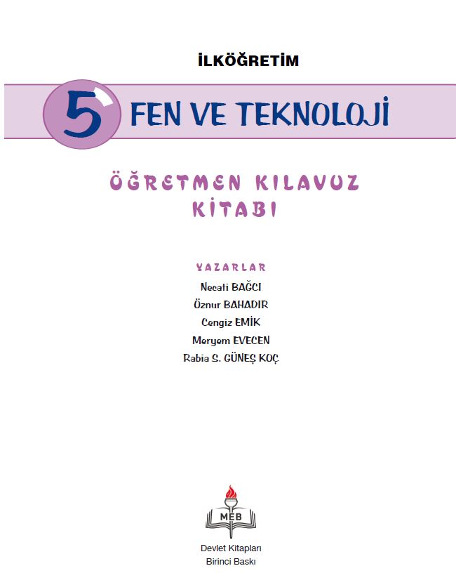 Fen ve Teknoloji 5 Ders Kitabı